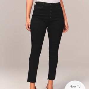 Abercrombie Curve Love Skinny High Rise Jeans